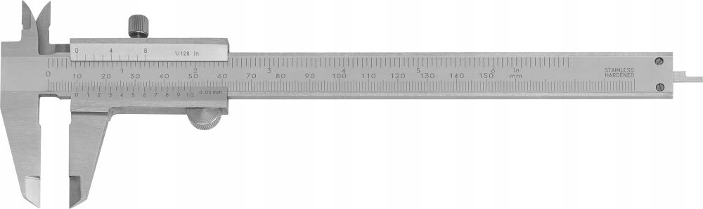 Kapesní posuvné měřítko s nerezovým zámkem posuvníku 150 mm Format