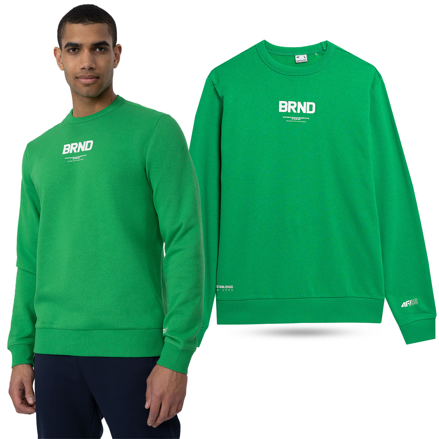 

Bluza Męska Dresowa 4F Bawełniana Sportowa S23M237