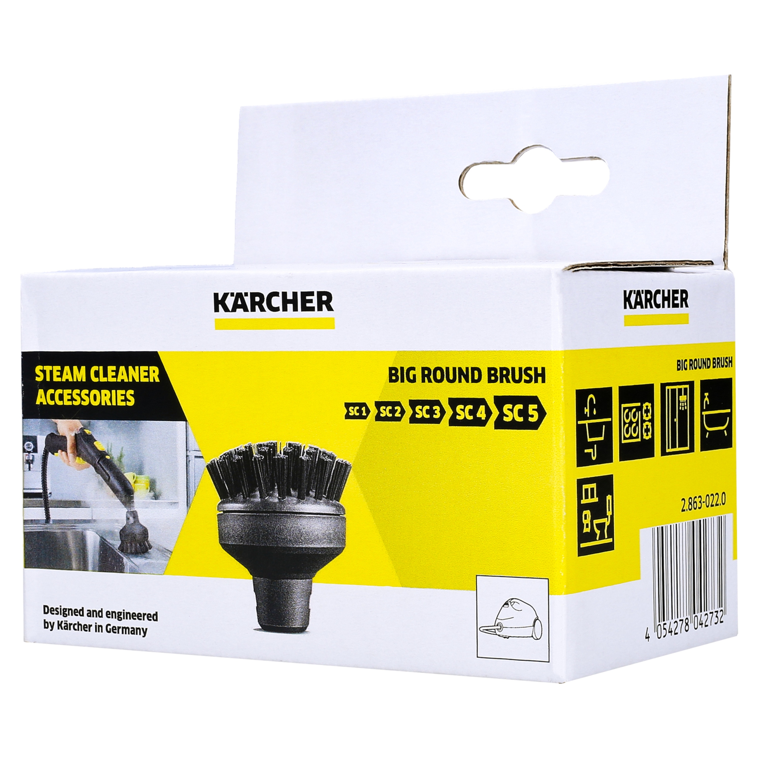 Karcher SC 1 2 3 4 mosó-szárítógép kerek kefe Gyártó kódja 2.863-022.0