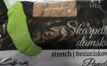 

Skarpetki bezuciskowe elastil rajstopowe 2pary beż