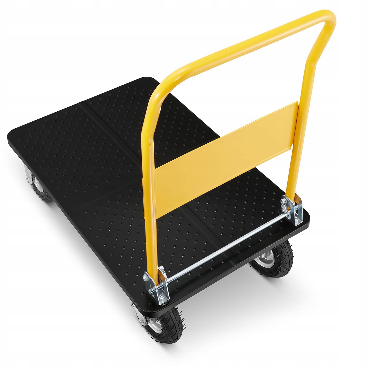 Wózek magazynowy transportowy składany pompowane koła HIGHER PRO 300kg LH10-300-P — 18
