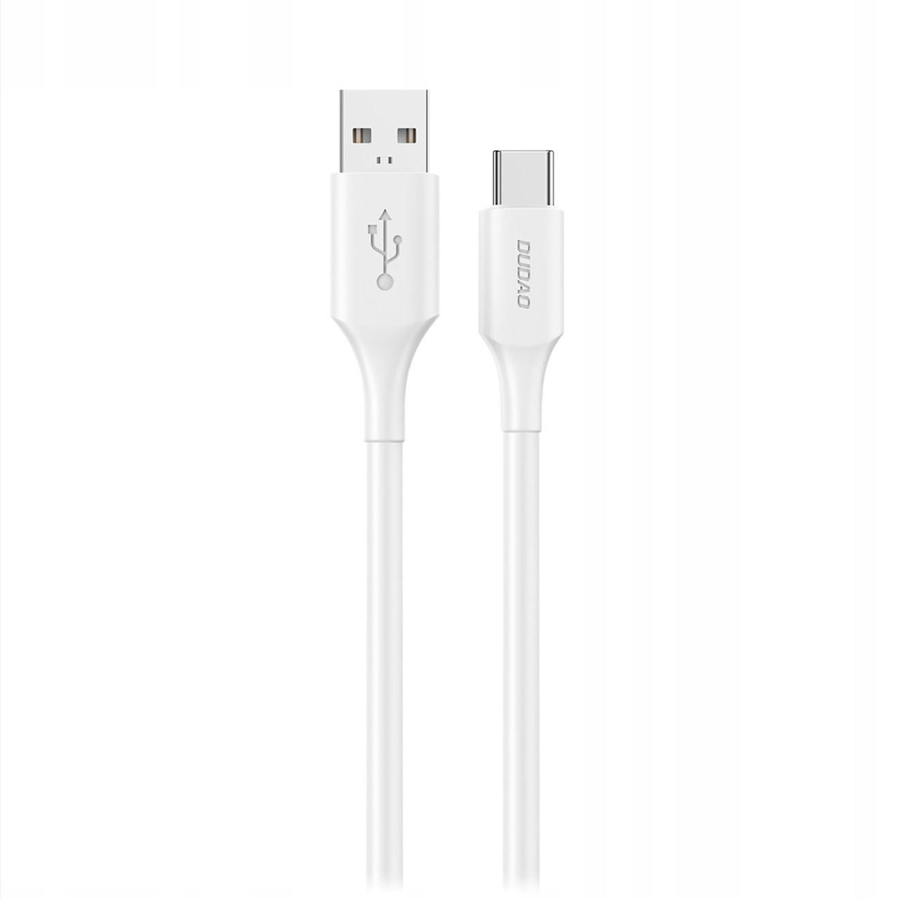 Kabel Dudao L2sT USB-A - USB-C 6A 1,2m - biały