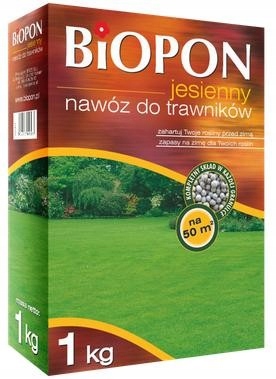 

Nawóz jesienny do trawy trawników Biopon 1 kg