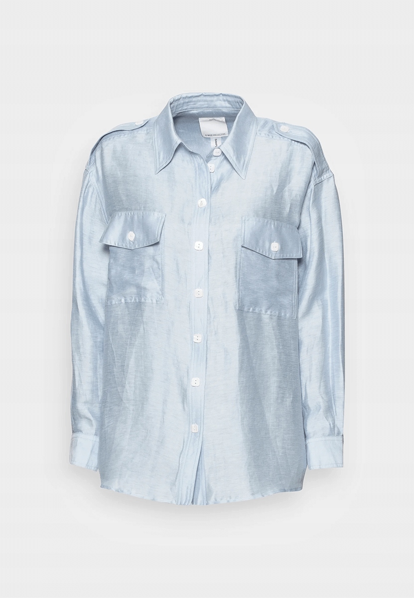 LNIANA KOSZULA R.S OVERSIZE CMEO COLLECTIVE Dekolt kołnierzyk