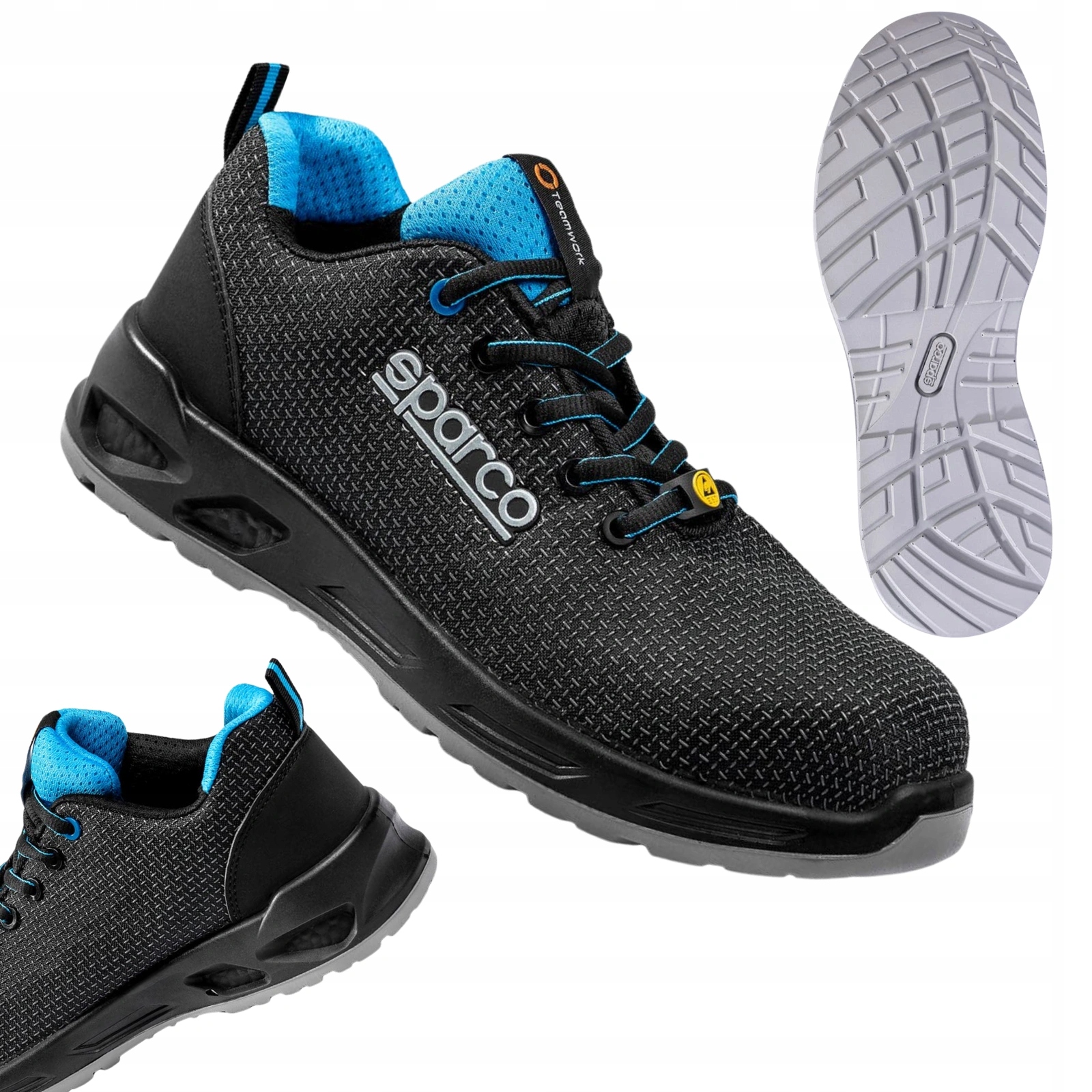 Buty robocze męskie półbuty Bhp S3S Esd Sparco Horizon Tek Fresno 43