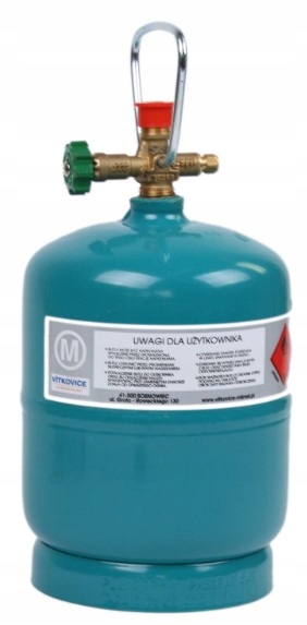 Turistická Plynová Láhev Propan-butan Nová 1 Kg