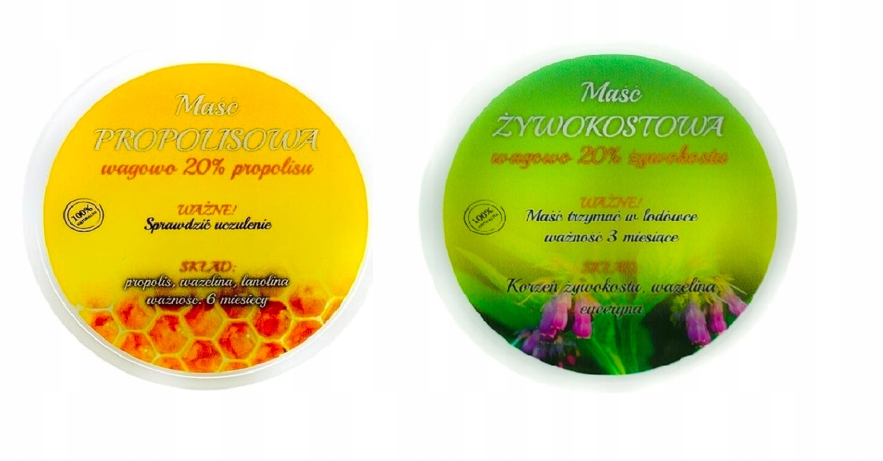 

Maść Propolisowa Maść Żywokostowa 2x125ml