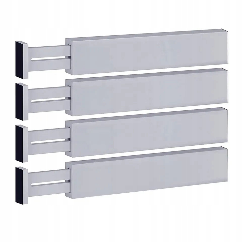 4xOrganizer regulowana przegroda do szuflady szafy