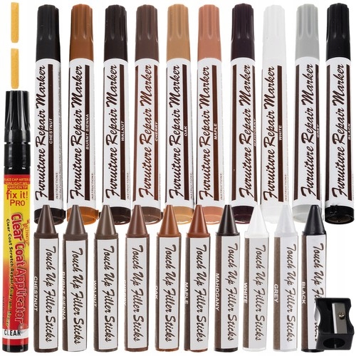 

Zestaw Do Naprawy Mebli Drewna Rys Markery Wosk