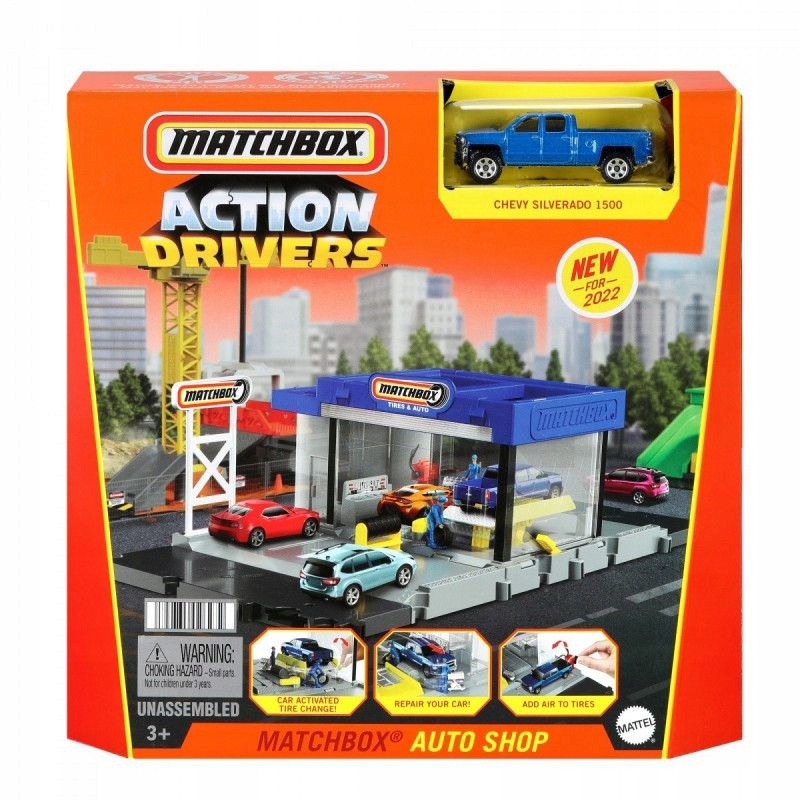 

Matchbox Prawdziwe Przygody Warsztat Samochodowy Z