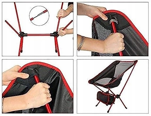 KRZESŁO WĘDKARSKIE TURYSTYCZNE FOTEL SKŁADANE RYBY Rodzaj krzesełko