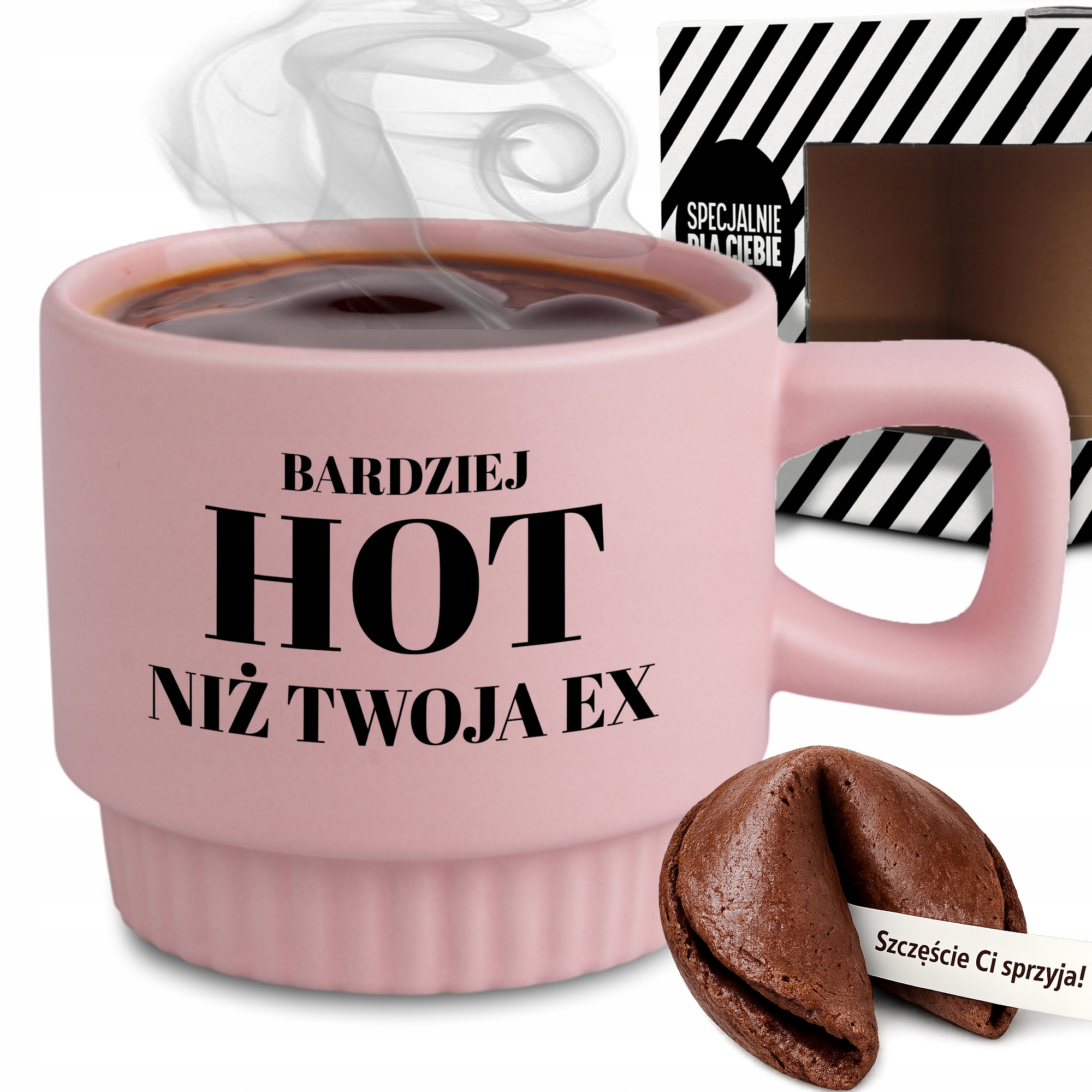 Ryhovaný Hrnček Ako Darček Do Práce V Kancelárii, Ružový, Viac Hot Ako Tvoja Ex-veštička