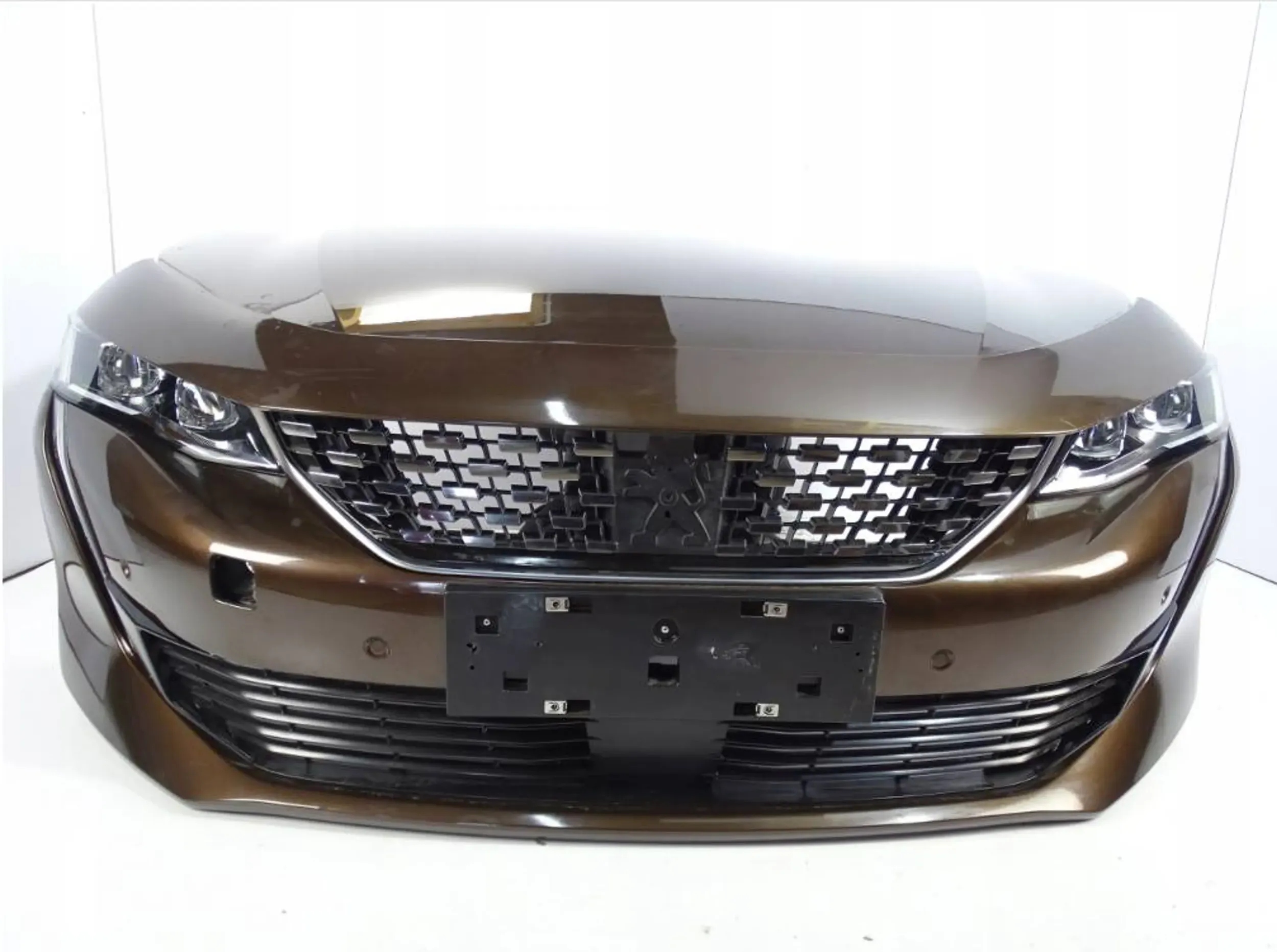 KOMPLETNY PRZÓD PEUGEOT 508 II MASKA ZDERZAK LAMPY PAS CHŁODNICE LAMPY FULL