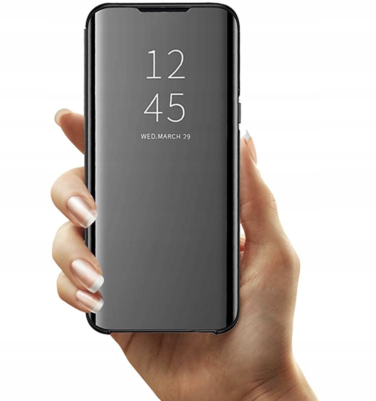 

Etui Clear View Z Klapką Do Samsung A12 + Szkło