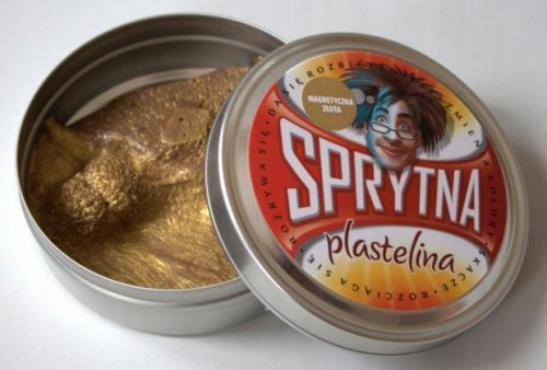 

Sprytna plastelina, magnetyczna, złota 80g