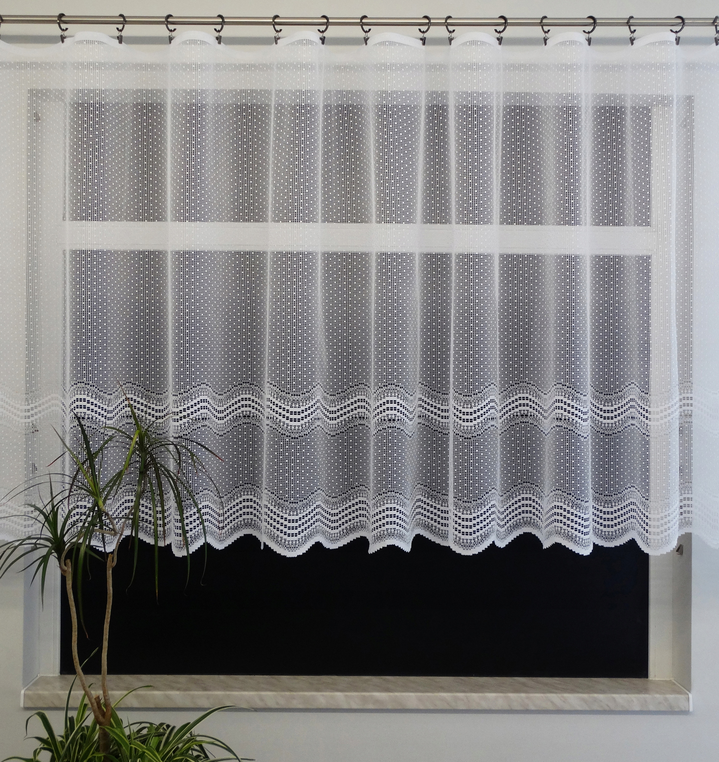 Mg Záclona žakár M53/23 B 360X110 got s páskou K