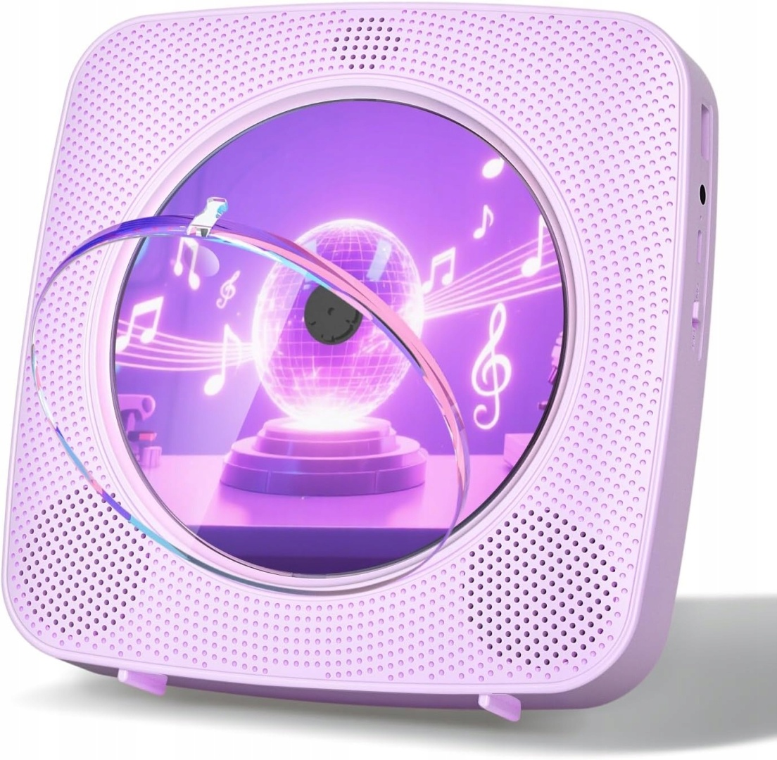 Přenosný CD přehrávač Bluetooth Y-01 Reproduktory Stylový design