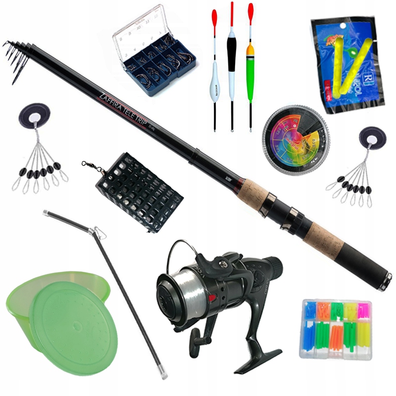 Sada prutů Jaxon 3,6 ZTTripRT Splávek Grunt Zwjg