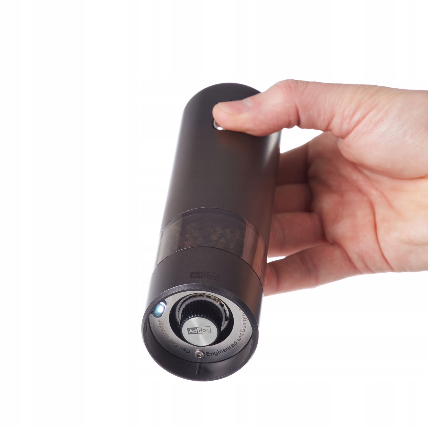 Młynek AdHoc i.Mill elektryczny 17x5 cm jasnoszary Stan opakowania oryginalne