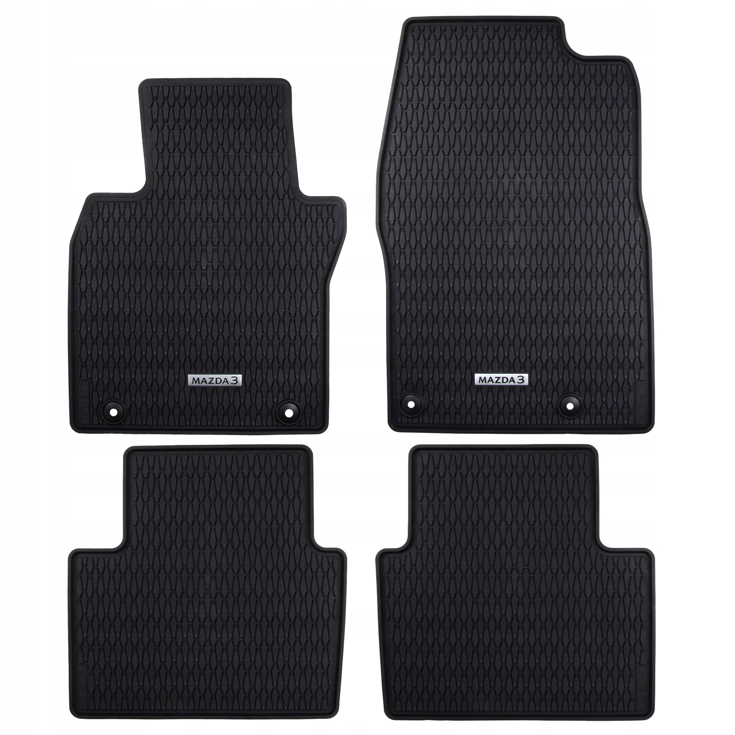 Originálne Gumové Koberčeky Komplet Mazda 3 Bp 2018-2025 Sedan Hatchback