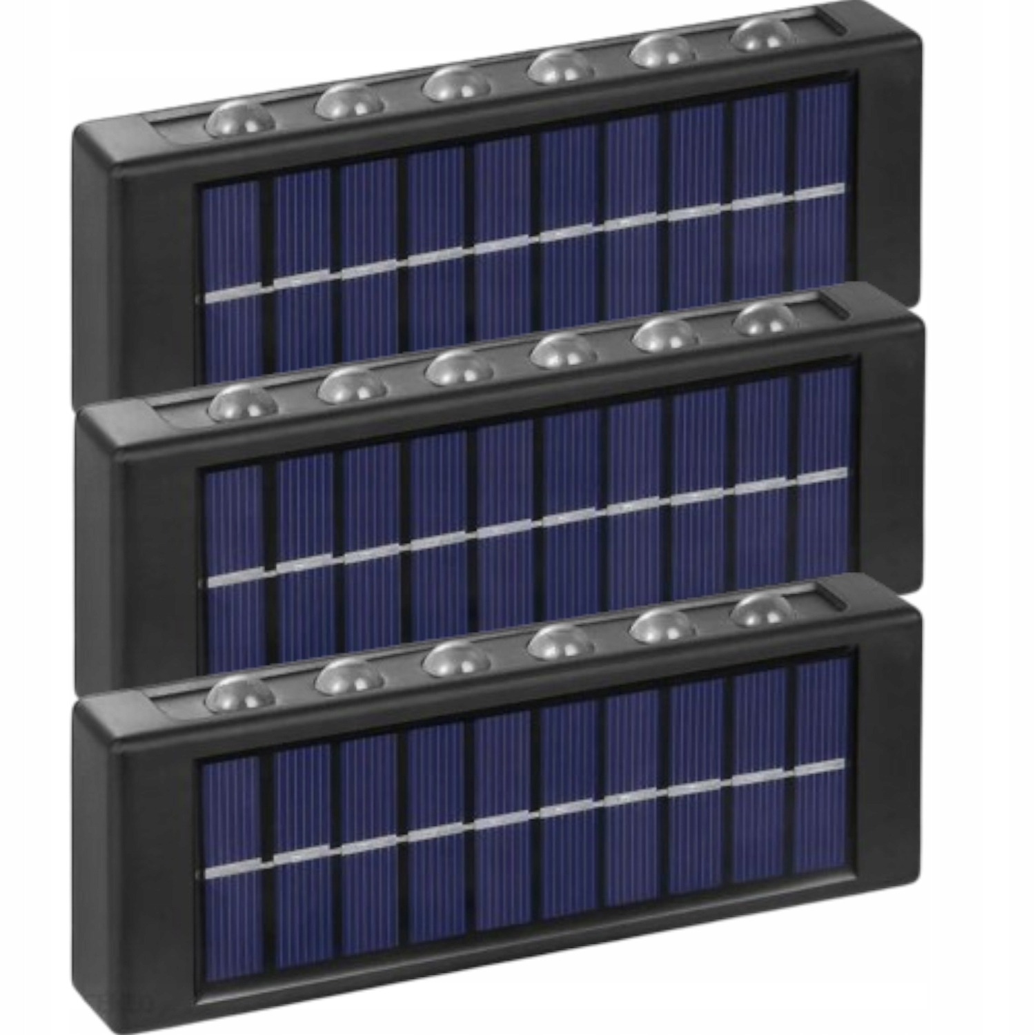 3x Solární lampa Solární Led venkovní zahradní lampa na balkon Terasa