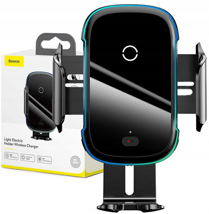 Baseus Držák Do Auta, Upevnění, Indukční Nabíječka Qi Qc Na Telefon