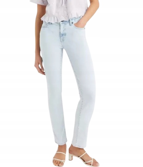 Levis Světlé Džíny Úzké Nohavice S Vysokým Pasem 30x30 Jqf