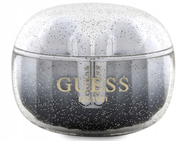 Słuchawki dokanałowe Guess Glitter Gradient Gutwshdgkeek Czarny
