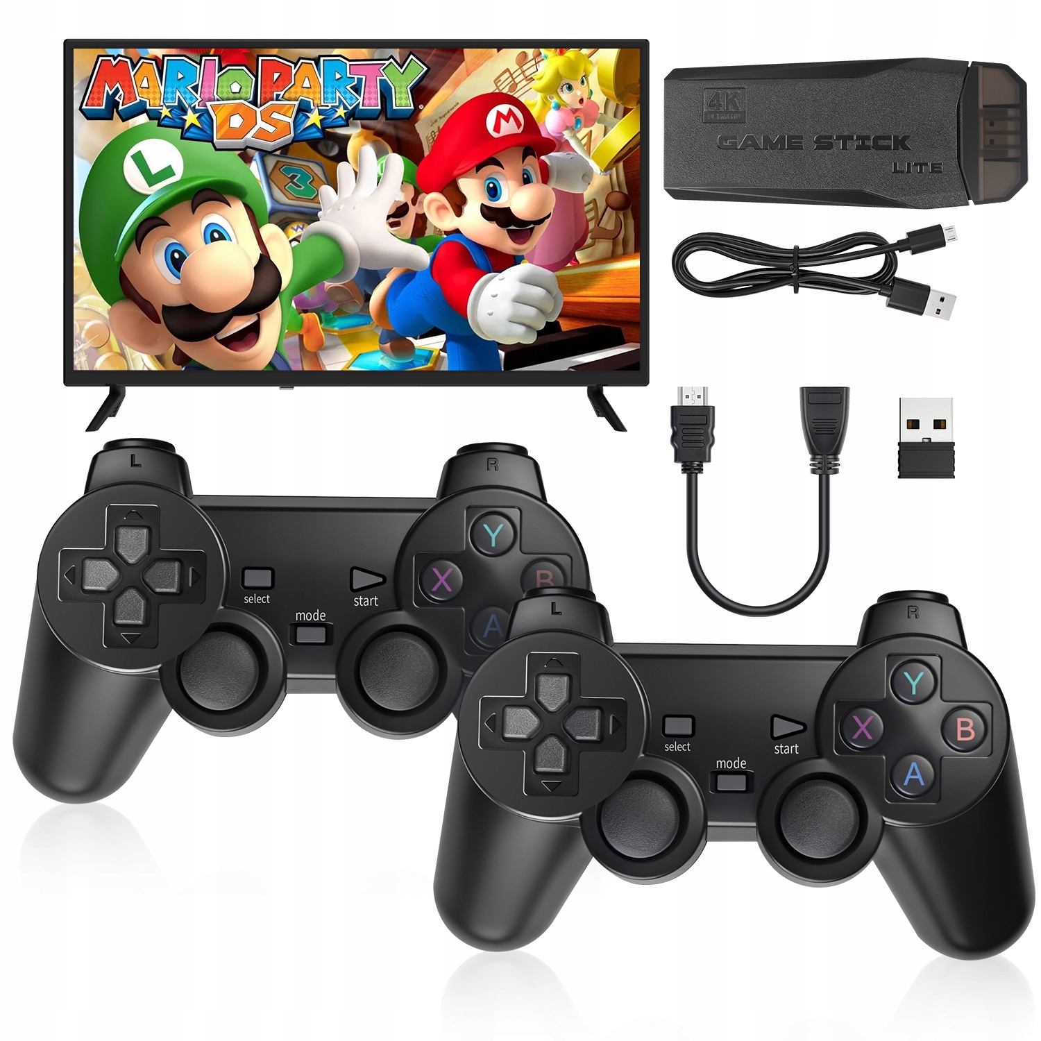 Gra Telewizyjna Konsola 20000 Gier W 64GB 2PADY Bezprzewodowe