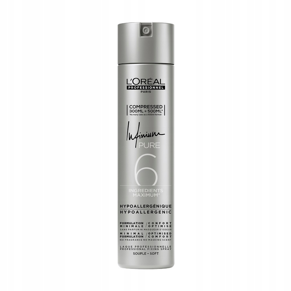L'Oreal Professionnel Infinium Pure Soft lak na vlasy 300 ml