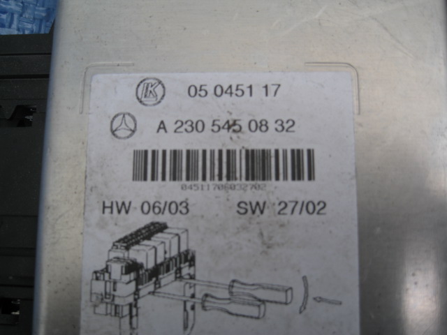 MERCEDES R230 SL 5,5 AMG MODULO SAM A2305450832