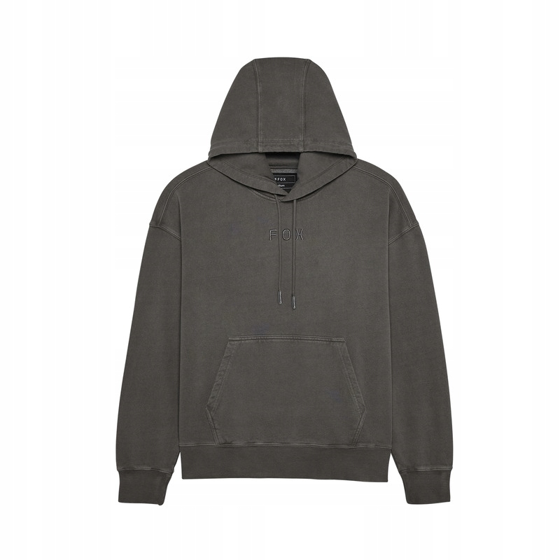 Mikina s kapucňou Fox Wordmark Oversize Fleece Po Pewter (L)