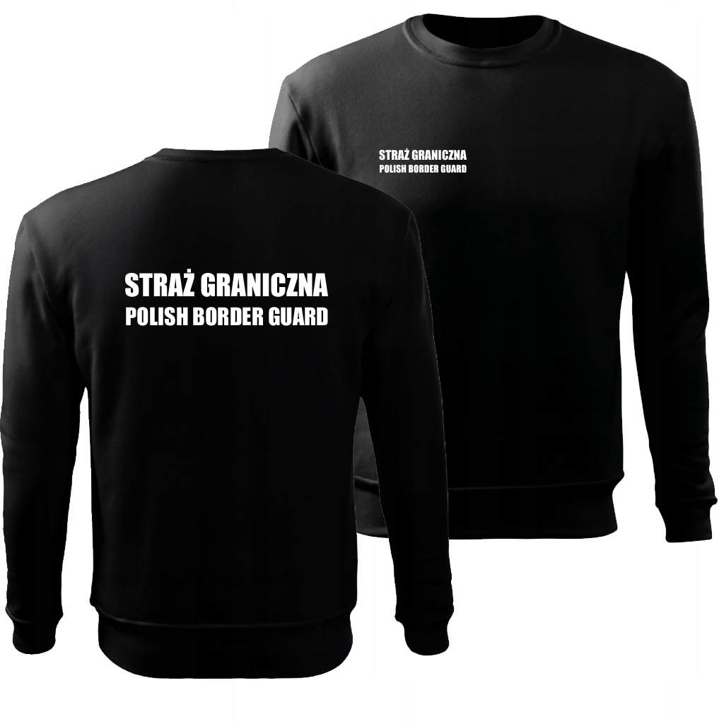 

Męska Bluza z nadrukiem Straż Graniczna