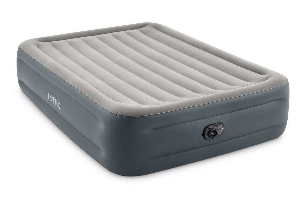 Postel Intex, matrace s vestavěnou pumpou 203x152x46 cm 64126ND