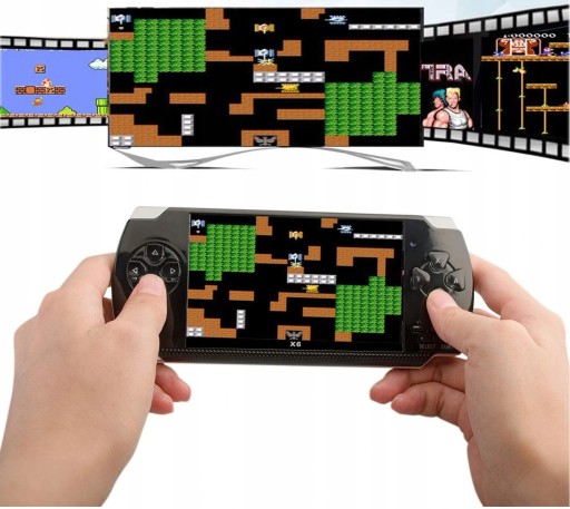 PRZENOŚNA KONSOLA DO GIER X6 8G GAMEBOY PSP GRATIS Nazwa przedmiotu oir