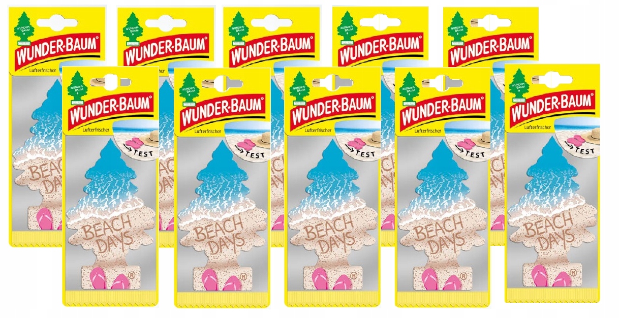 WUNDER BAUM ZAPACH CHOINKA ZAPACHOWA BEACH DAYS