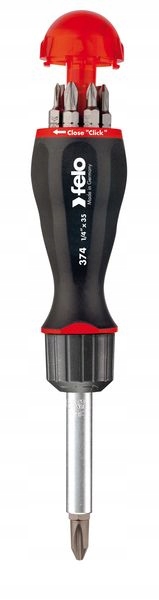 Šroubovák S Ráčnou A Vyměnitelnými Bity 8KS V Rukojeti Sada Felo