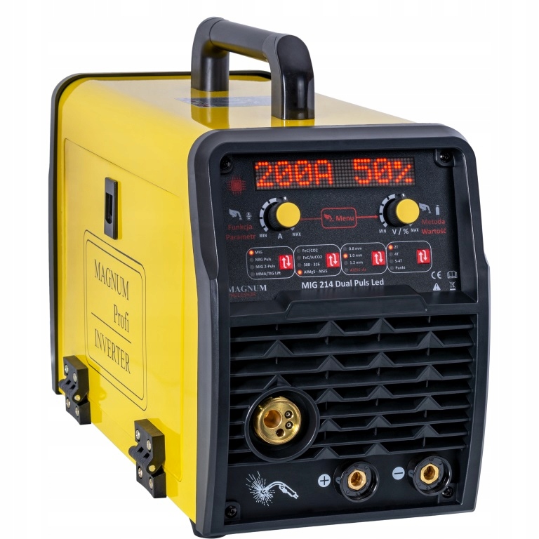 ЗВАРЮВАЛЬНИЙ АПАРАТ ІНВЕРТОРА MAGNUM MIG 214 DUAL PULS LED