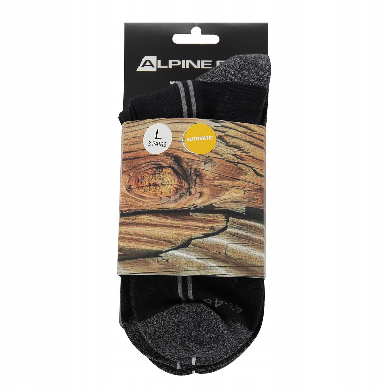 Alpine Pro Skarpety sportowe Coolmax 3-pak 3HARE 2 czarny r.43-46
