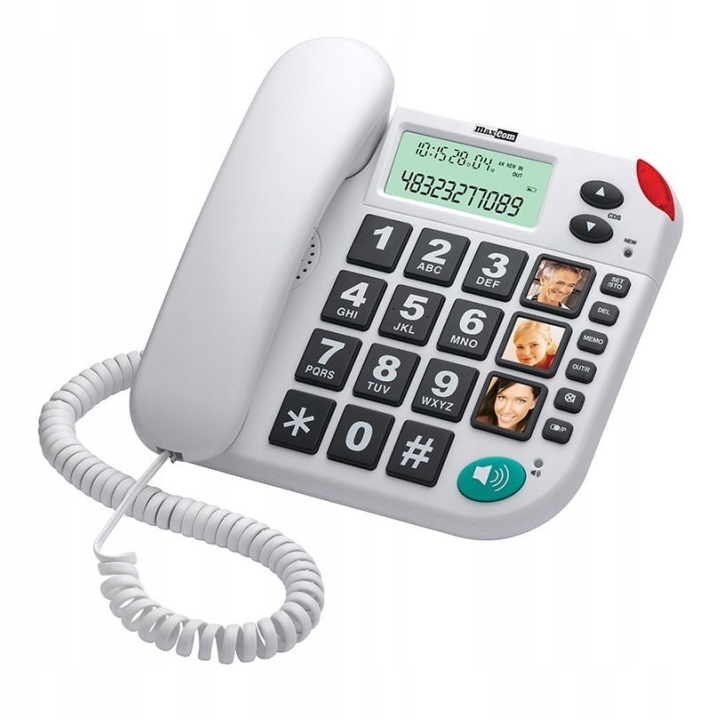 

Telefon Stacjonarny Dla Seniora Maxcom KXT480