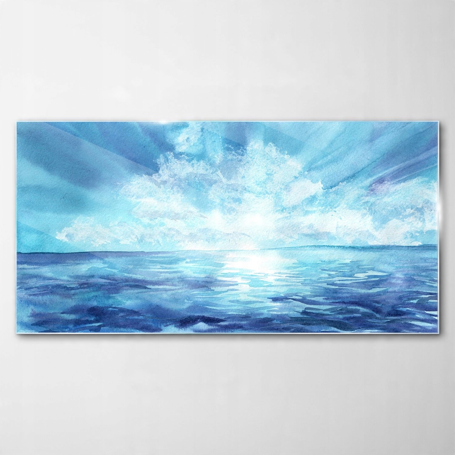 

Hartowany Obraz Szklany Akwarele Fale Morze 120x60