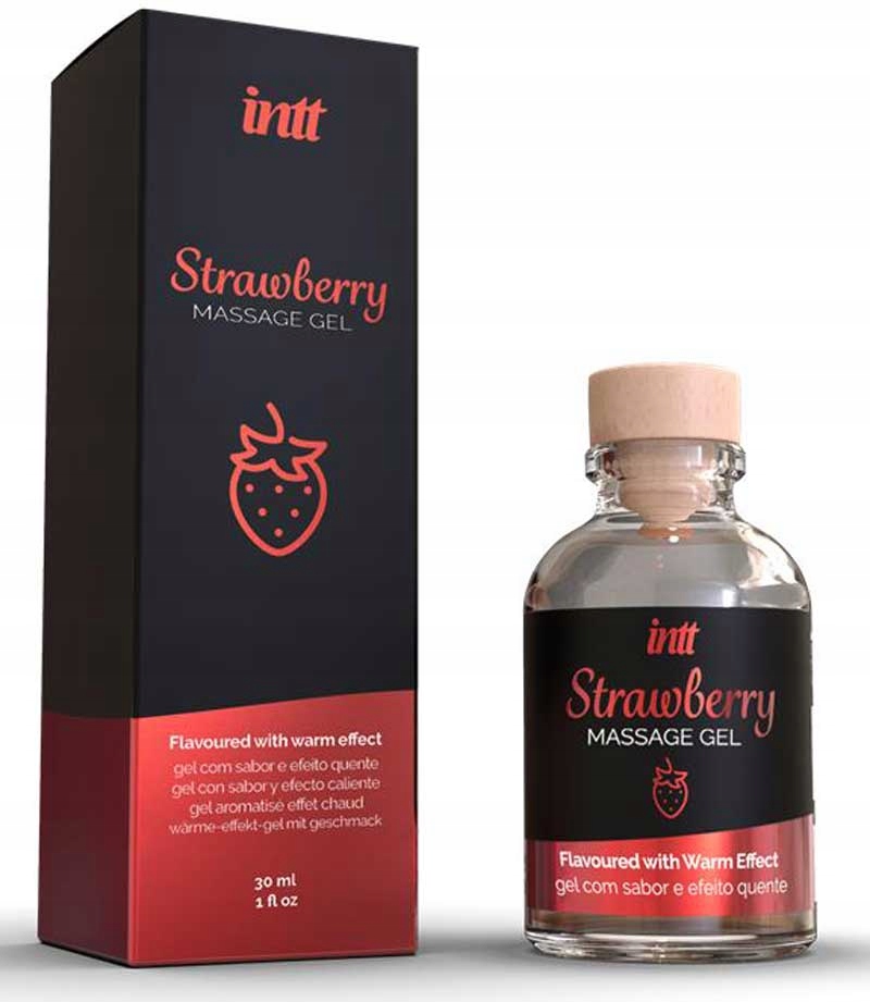 OLEJEK DO MASAŻU EROTYCZNEGO INTT STRAWBERRY 30 ML
