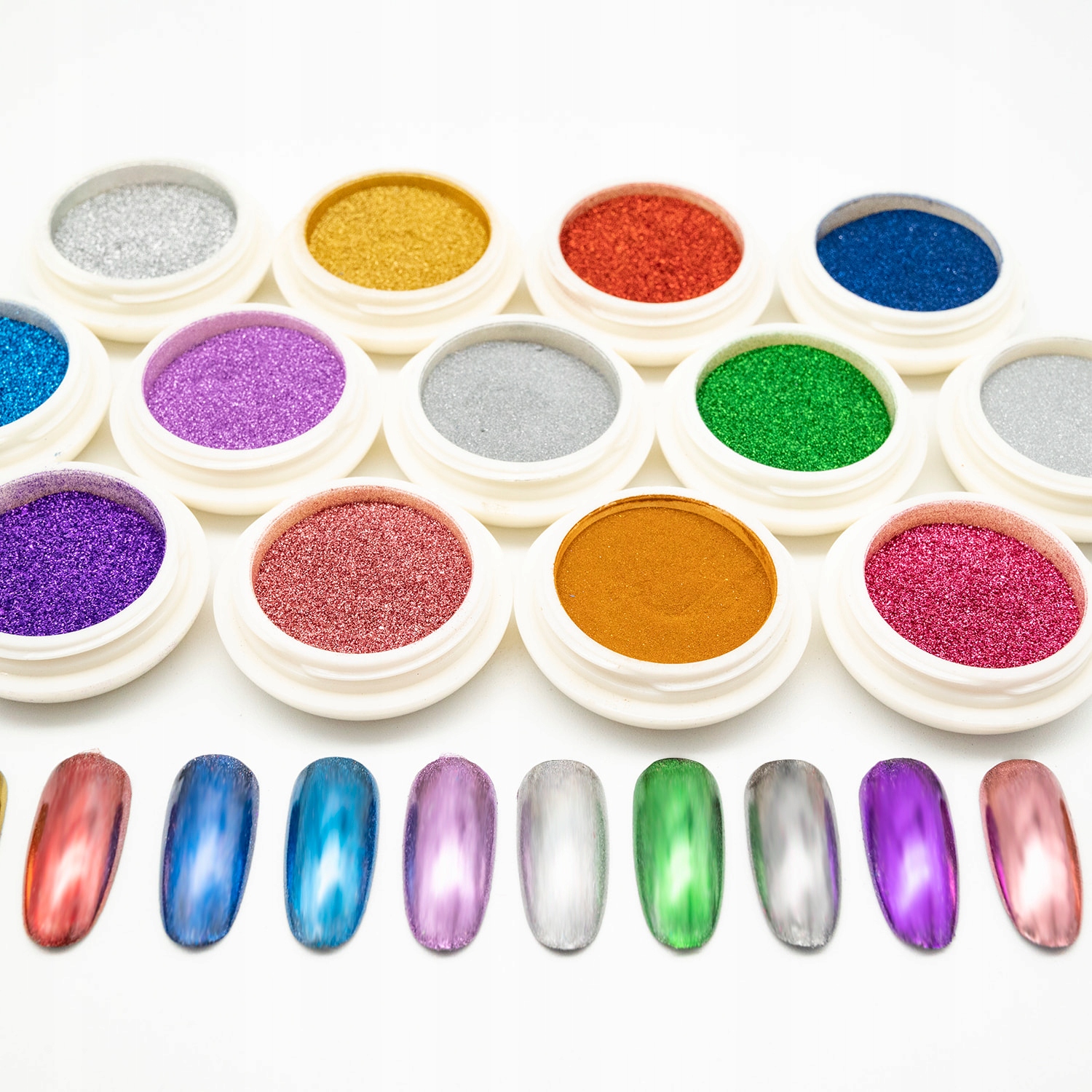 PYŁEK DO PAZNOKCI GLASS MIRROR EFEKT LUSTRA CHROME Marka Clavier