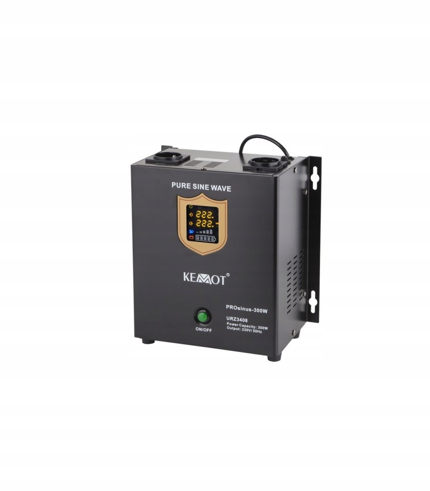 Záložný zdroj závesný Kemot PROsinus 300W 12V/230V URZ3408