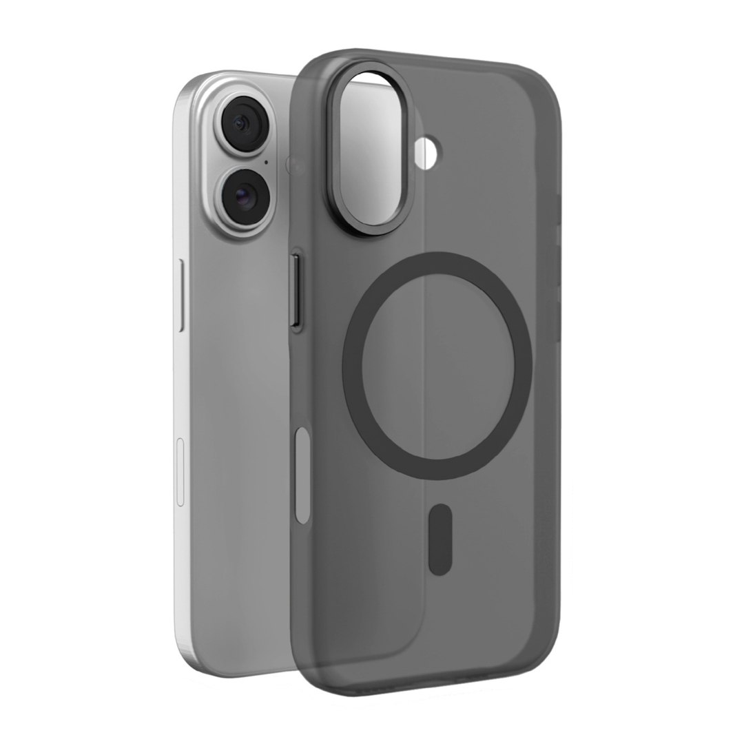 Puzdro na iPhone 17 Lightfeel MagSafe – priehľadné čierne Puro