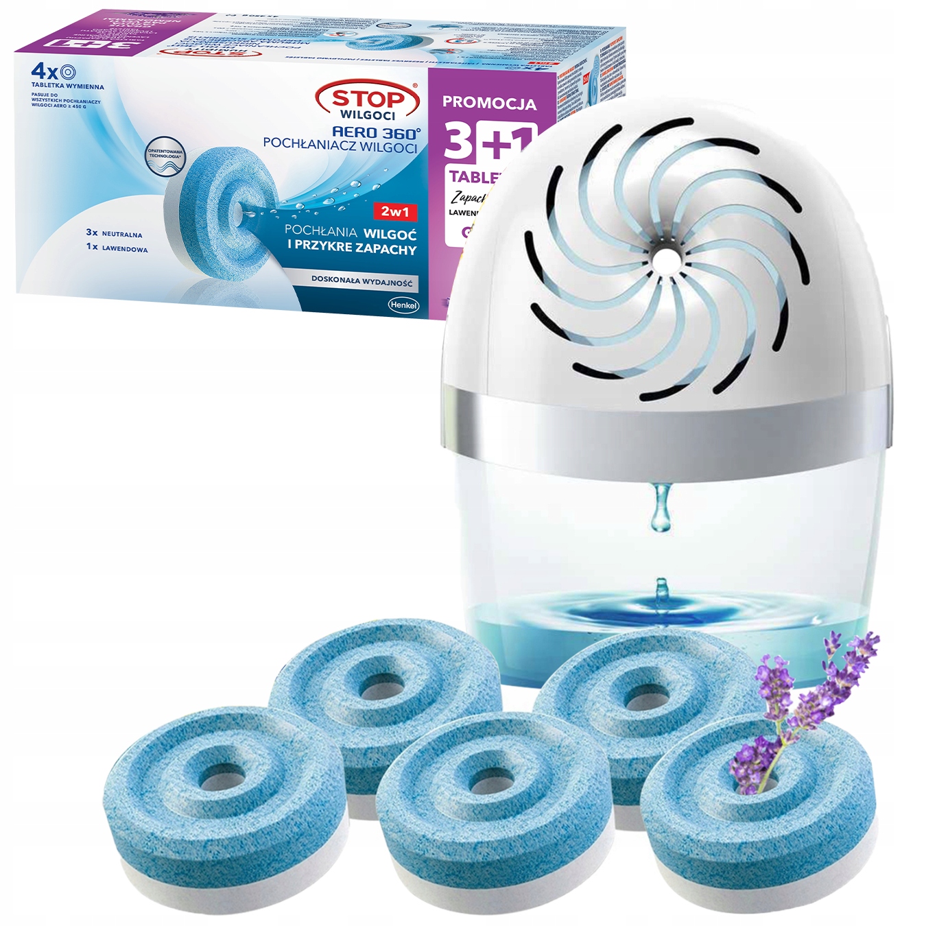 Ceresit Pohlcovač Bílá Stop Vlhkosti Tablety Sada 4+1