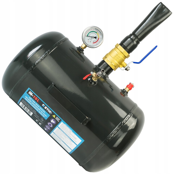 INFLATOR do pompowania kół ZBIORNIK CIŚNIENIOWY pod kompresor 19L