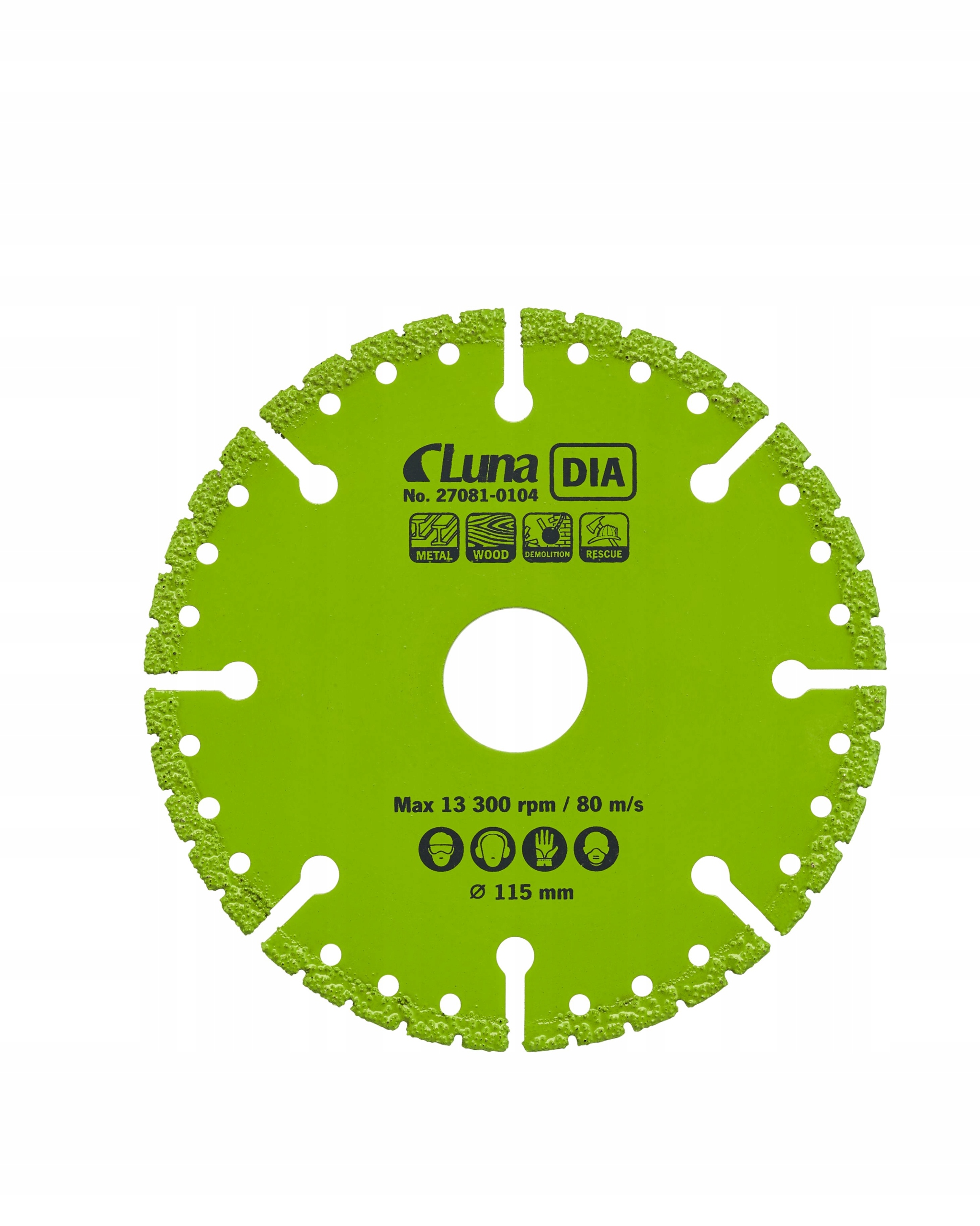 Víceúčelový řezací kotouč Dia 115x1x22,23 mm Luna