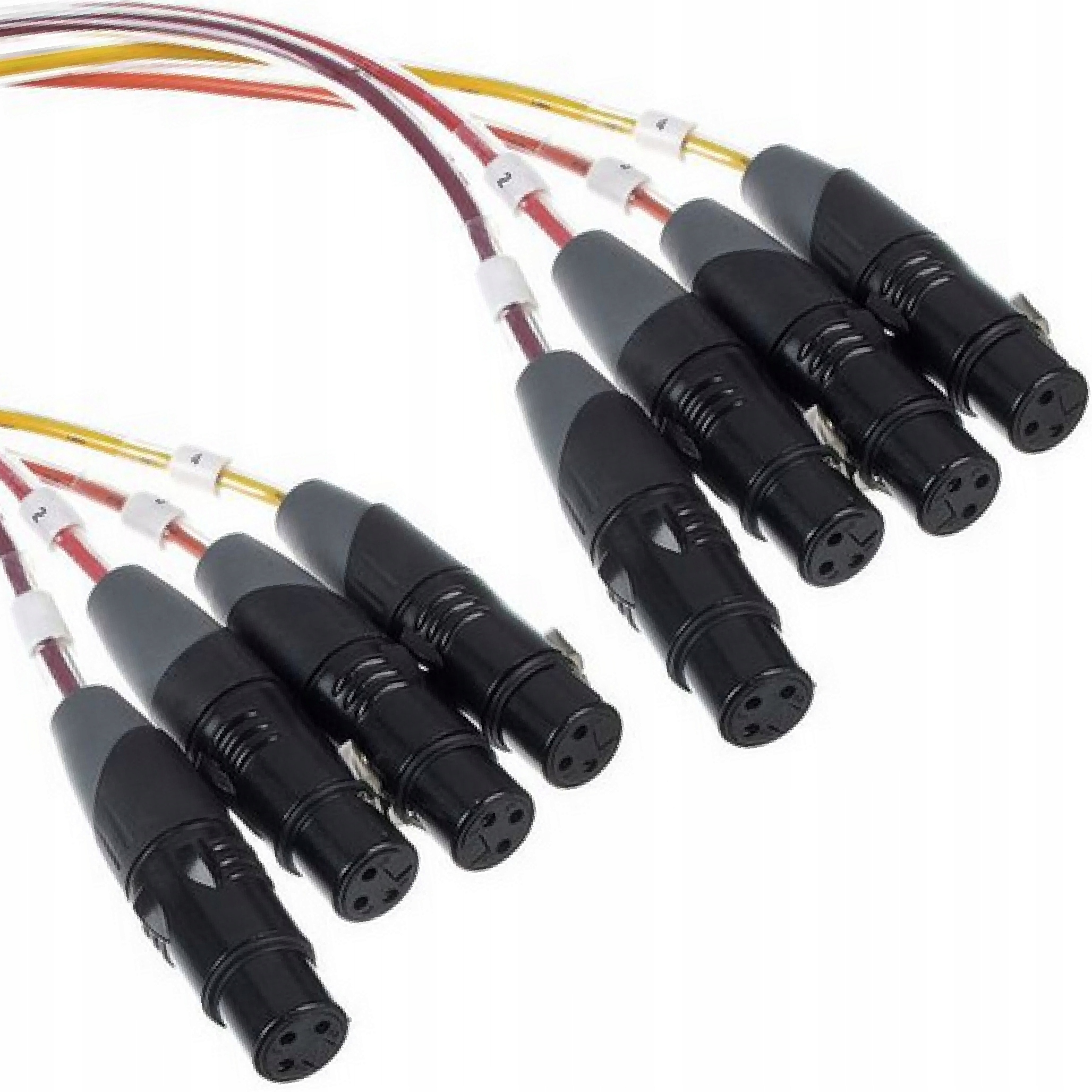 Viacpárový multicore audio mikrofónový kábel 8x Xlr 3 m pro snake 403 Mult