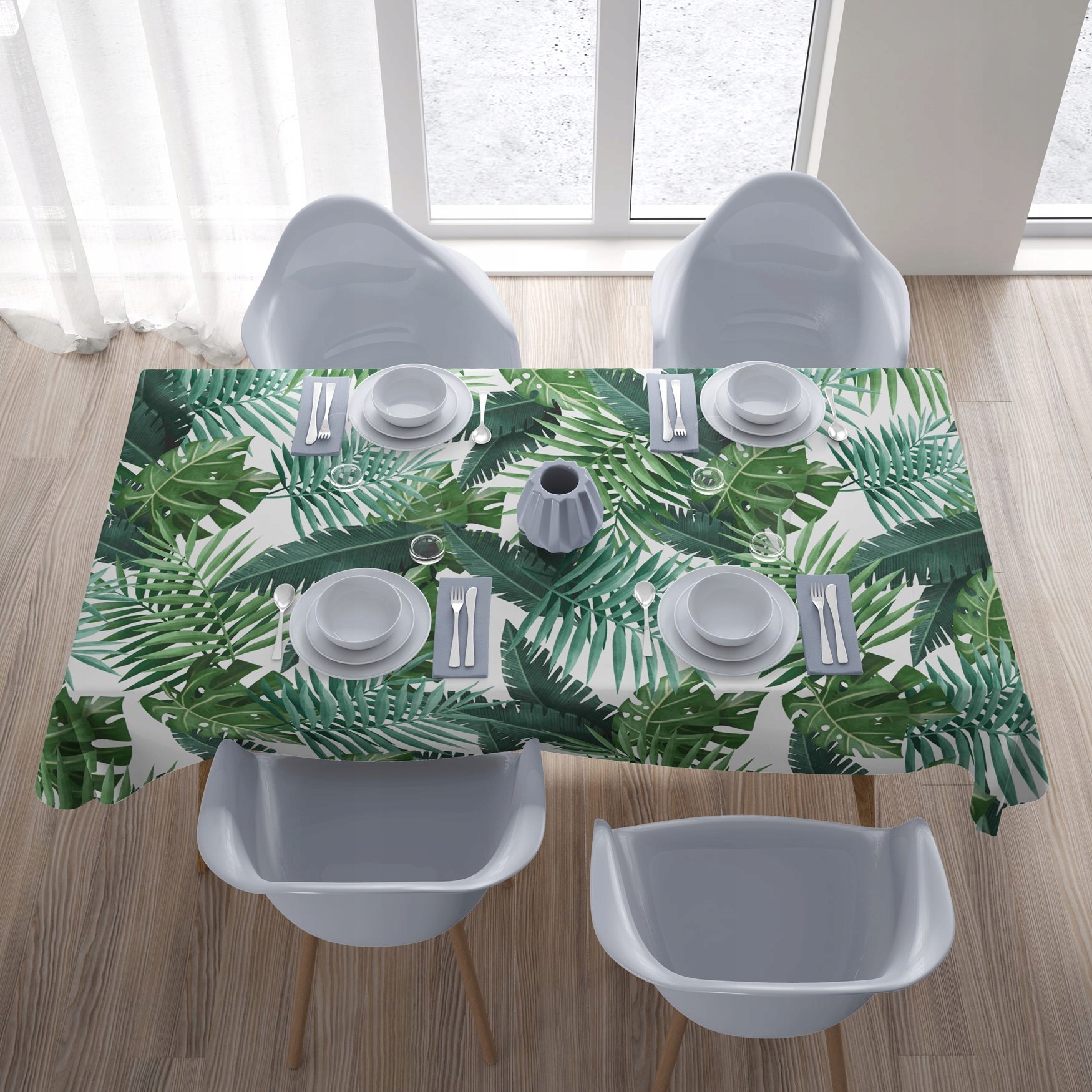 OBRUS PLAMOODPORNY 140X200 GŁADKI MATOWY GRUBY 002 Materiał wykonania poliester